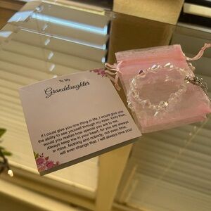 Beautiful bracelet with a message for your granddaughter.